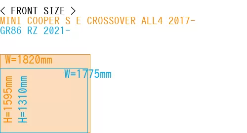 #MINI COOPER S E CROSSOVER ALL4 2017- + GR86 RZ 2021-